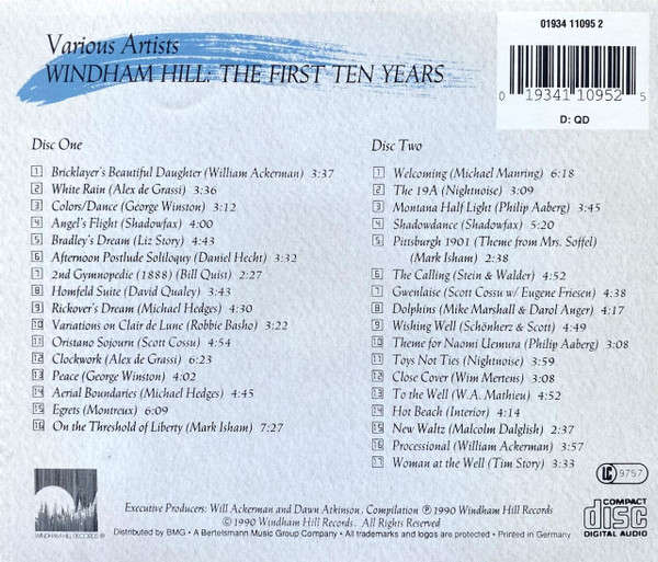 Various - Windham Hill: First Ten Years Double CD Import