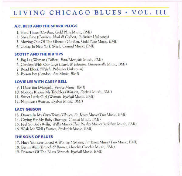 Various - Living Chicago Blues Volume 1,2,3 + 4 CD Set Import