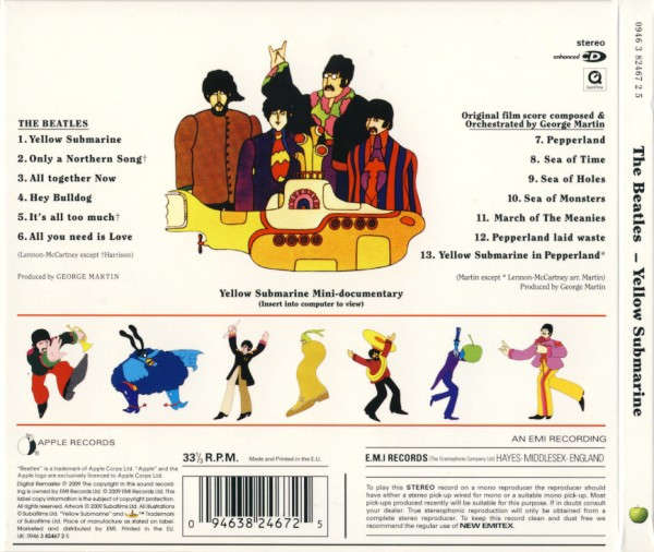 Beatles - Yellow Submarine CD Import (Gatefold Digipak)