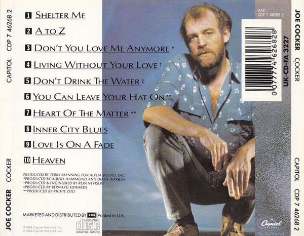 Joe Cocker - Cocker CD Import