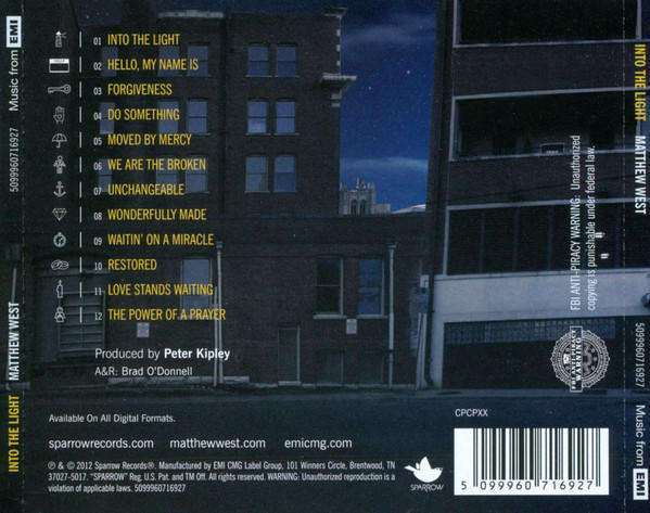 Matthew West - Into the Light  CD Import Sealed
