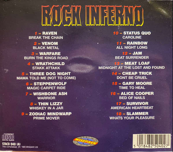 Various - Rock Inferno CD Import