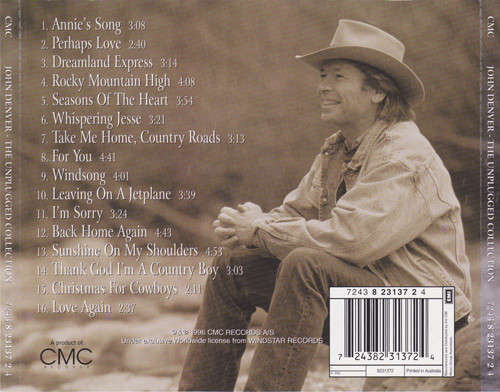 John Denver - Unplugged Collection CD Import