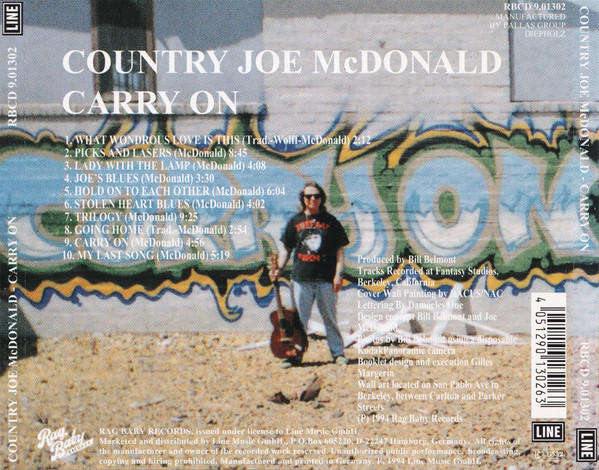 Country Joe McDonald - Carry On CD Import