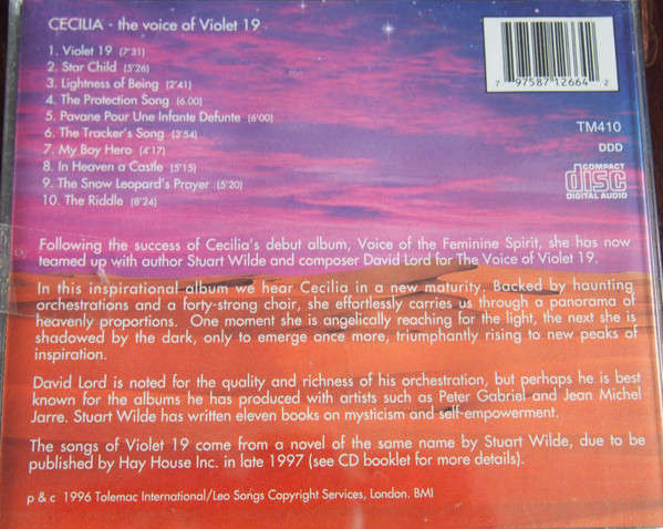 Cecilia - The Voice of Violet 19 CD Import