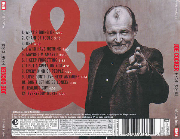 Joe Cocker - Heart & Soul CD Import