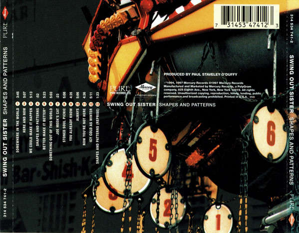 Swing Out Sister - Shapes & Patterns CD Import