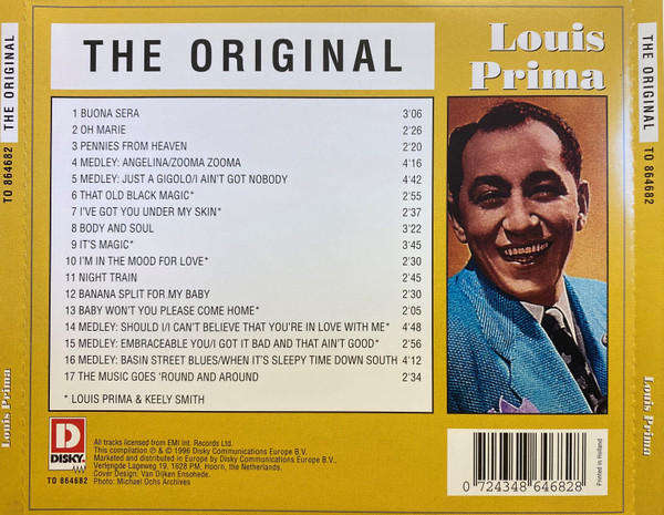 Louis Prima - The Original CD Import