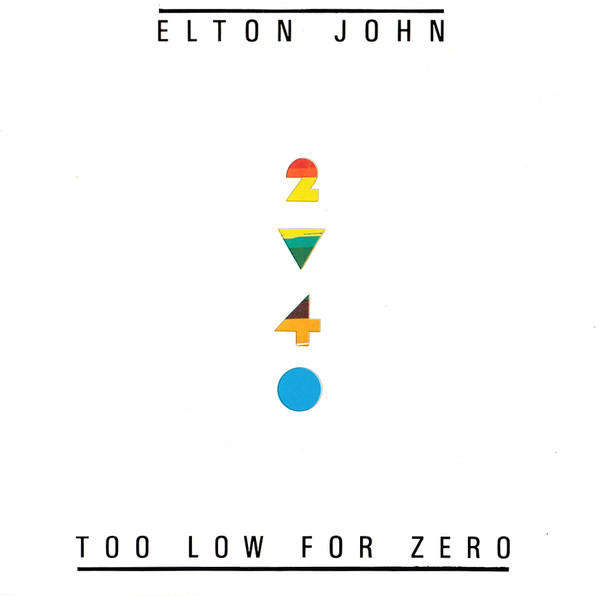 Elton John - Too Low For Zero CD Import
