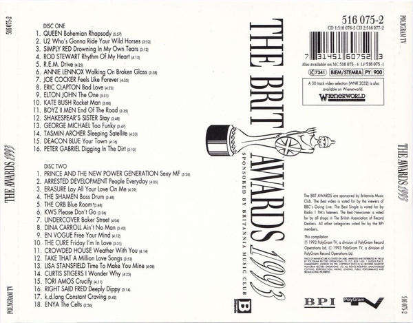 Various - The Awards 1993 Double CD Import