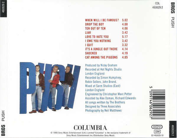 Bros - Push CD Import