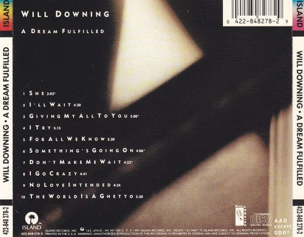 Will Downing - A Dream Fulfilled CD Import
