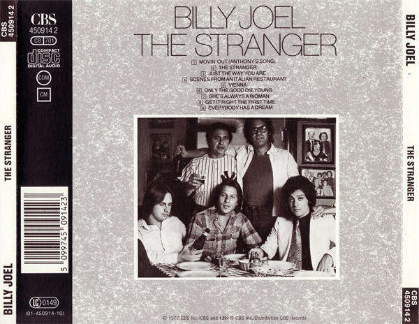 Billy Joel - The Stranger CD Import
