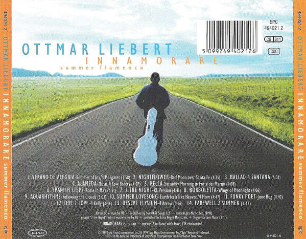 Ottmar Liebert - Innamorare - Summer Flamenco CD Import