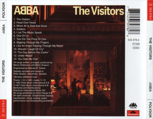 ABBA - The Visitors CD Import