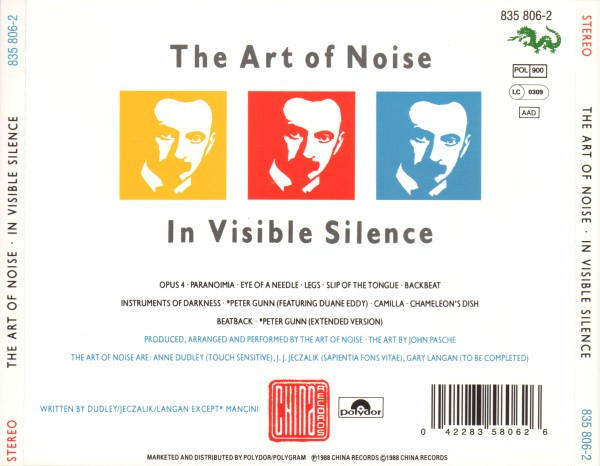 Art of Noise - In Visible Silence CD Import