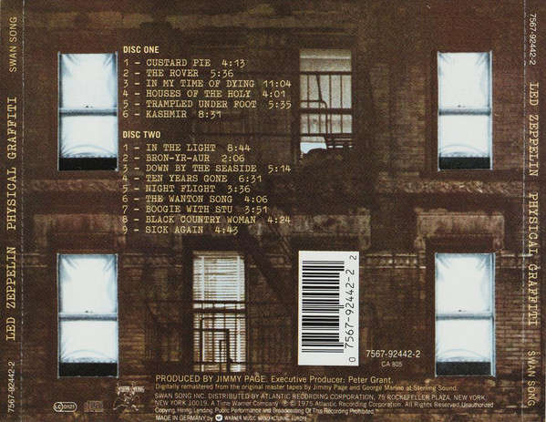 Led Zeppelin - Physical Graffiti Double CD Import