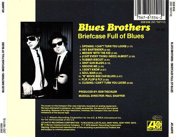 Blues Brothers - Briefcase Full of Blues CD Import
