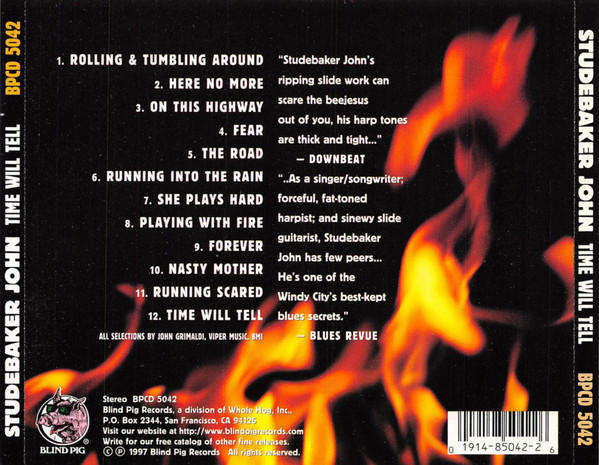 Studebaker John & Hawks - Time Will Tell CD Import