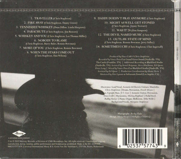 Chris Stapleton - Traveller CD Import Sealed Digipak