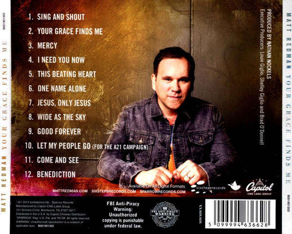 Matt Redman - Your Grace Finds Me CD Import Sealed