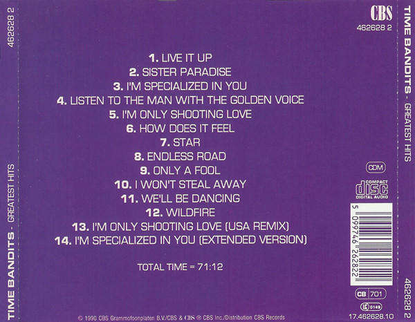 Time Bandits - Greatest Hits CD Import