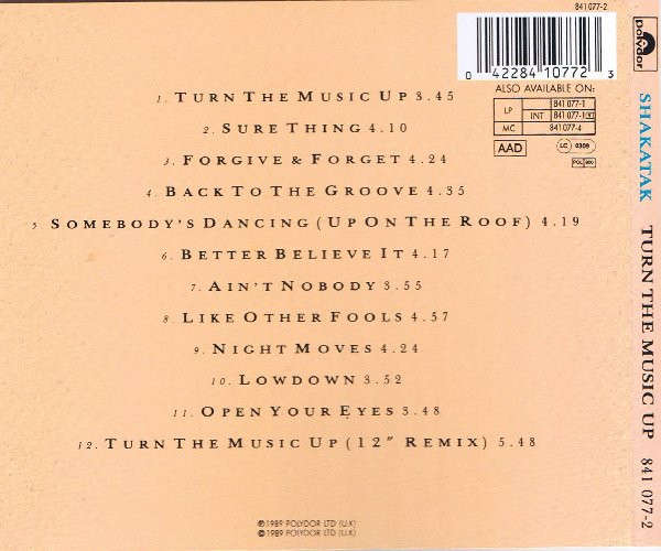 Shakatak - Turn the Music Up CD Import