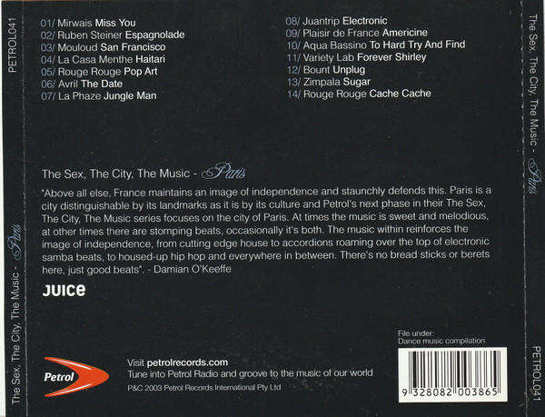 Various - Paris - The Sex, The City, The Music CD Import
