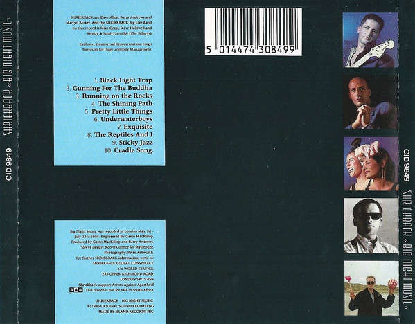 Shriekback - Big Night Music CD Import
