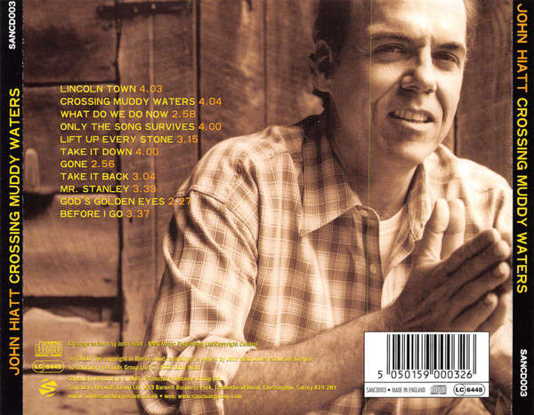 John Hiatt - Crossing Muddy Waters CD Import