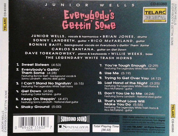 Junior Wells - Everybody's Gettin' Some CD Import