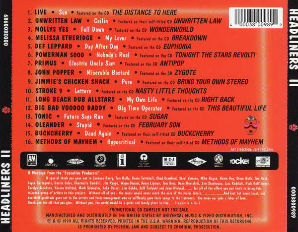 Various - Headliners II CD Import