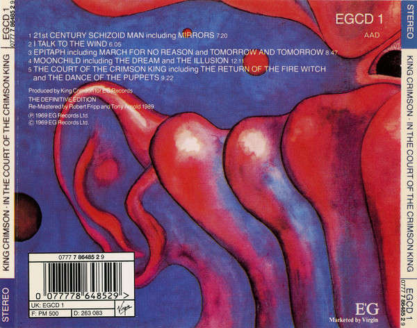 King Crimson - In the Court of the Crimson King CD Import