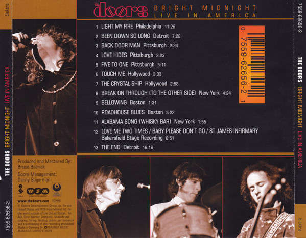 Doors - Bright Midnight: Live In America CD Import