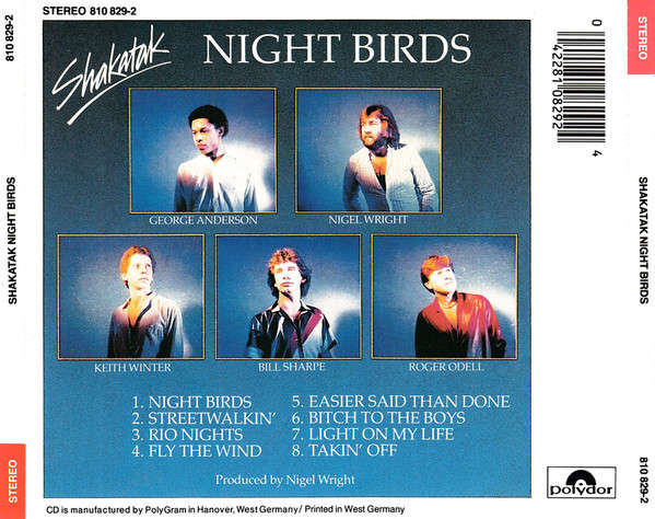 Shakatak - Night Birds CD Import