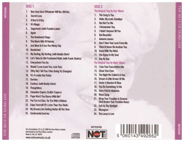 Doris Day - Best of Double CD Import