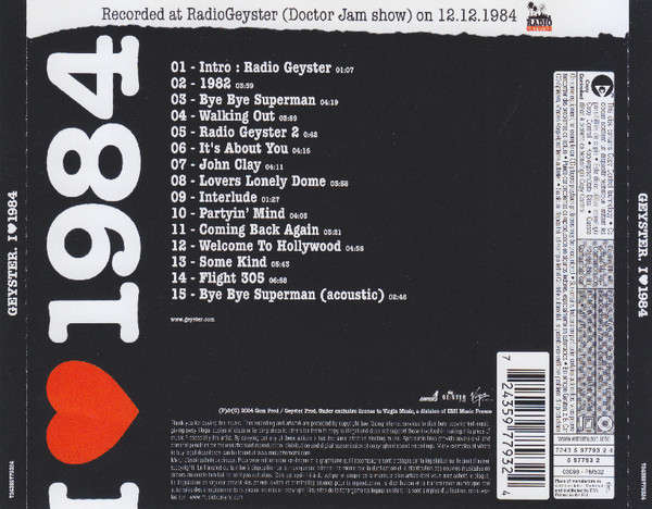 Geyster - I  1984 CD Import
