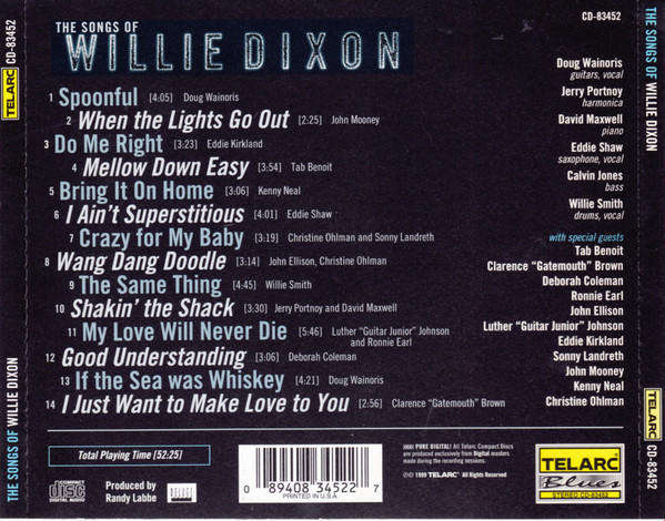 Various - The Songs of Willie Dixon CD Import