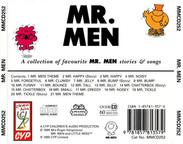 Roger Hargreaves - Mr. Men Stories & Songs CD Import