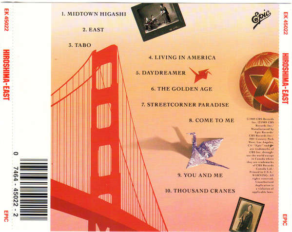 Hiroshima - East CD Import