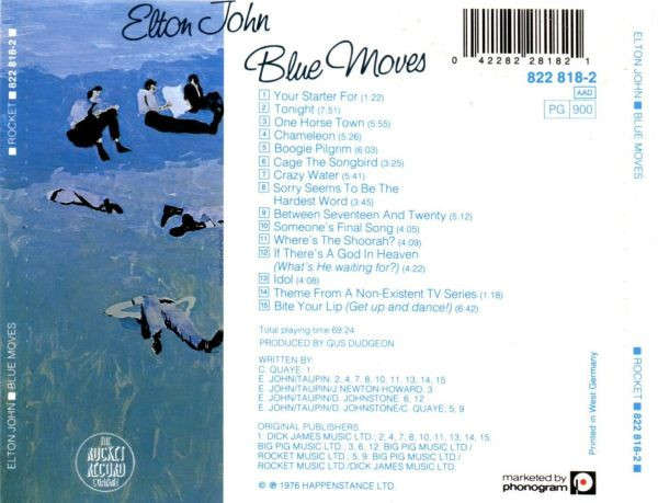 Elton John - Blue Moves CD Import