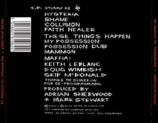 Mark Stewart - Metatron CD Import