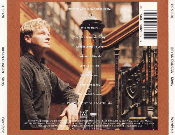Bryan Duncan - Mercy CD Import