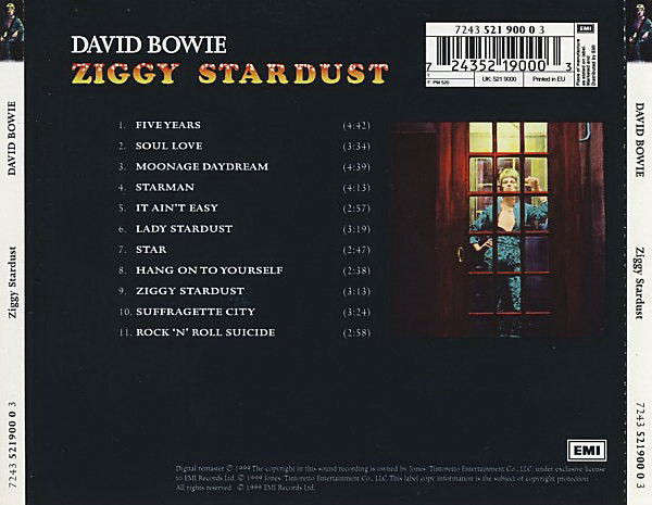 David Bowie - Rise & Fall of Ziggy Stardust & the Spiders From Mars CD Import
