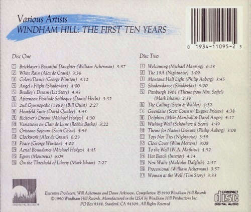 Various - Windham Hill: First Ten Years Double CD Import