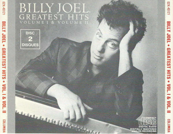 Billy Joel - Greatest Hits Volume I & Volume II Double CD Import