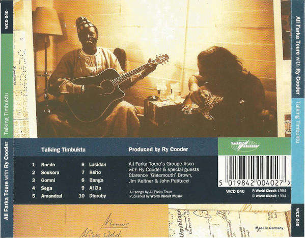 Ali Farka Toure & Ry Cooder - Talking Timbuktu CD Import