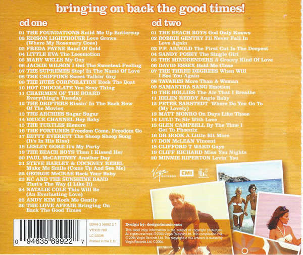 Various - Bringing On Back the Good Times! Double CD Import