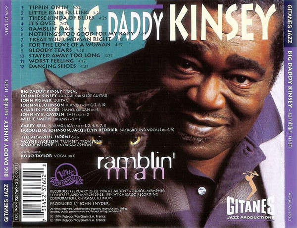 Big Daddy Kinsey - Ramblin' Man CD Import