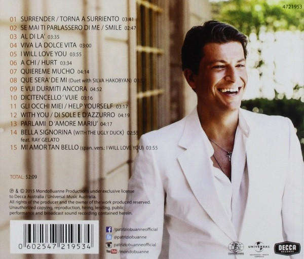 Patrizio Buanne - Viva La Dolce Vita CD Import